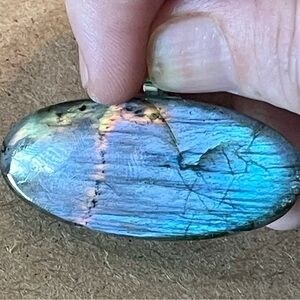 Beautiful Blue/Purple Labradorite Pendant Necklace